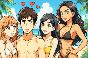 シャッフルアイランドSeason6第2話の恋愛模様が激アツ！しん・もも・フィーナの三角関係と黒船まいか参戦で波乱必至！_2