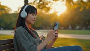 「今日好き」春夏秋冬比較！季節ごとの魅力と妄想ポイント_夕方の公園