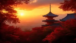 秋の夕焼けが美しい理由｜10月・11月の日没時間と紅葉の楽しみ方_1