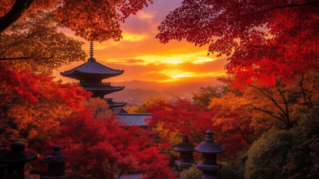 秋の夕焼けが美しい理由｜10月・11月の日没時間と紅葉の楽しみ方_4